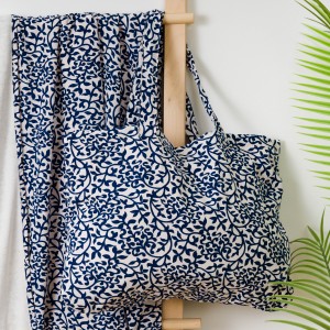Pack Telo mare pareo + Borsa Aladero blu
