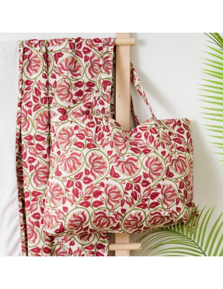 Pack Telo mare pareo + Borsa Venus marsala