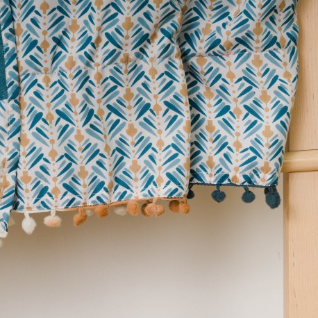 Pack Telo mare pareo + Borsa Eloina blu acqua