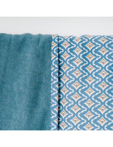 Pack Telo mare pareo + Borsa Dulcinea blu acqua