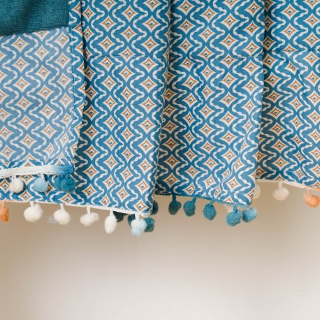 Pack Telo mare pareo + Borsa Dulcinea blu acqua