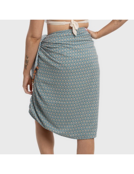 Pack Telo mare pareo + Borsa Dulcinea blu acqua