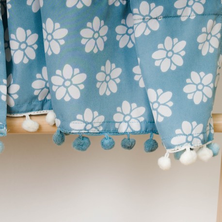 Pack Telo mare pareo + Borsa Albena blu acqua