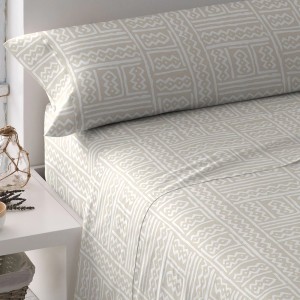 Set di lenzuola cotone Vinuesa topo
