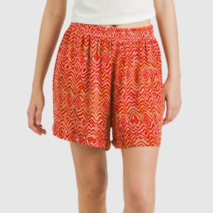 Pantaloni corti viscosa bambula Silda rame