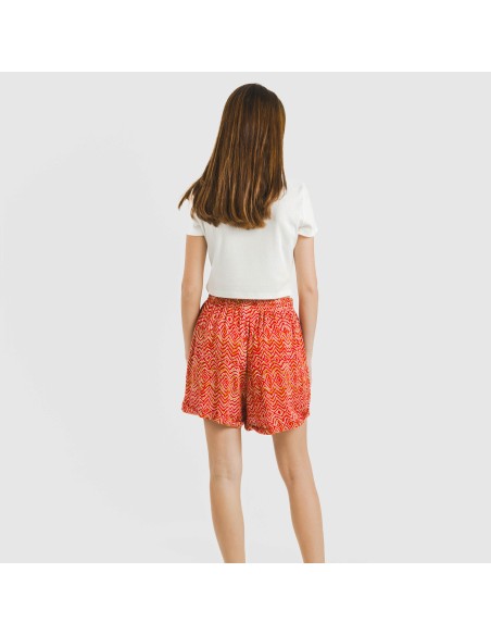 Pantaloni corti viscosa bambula Silda rame Pantaloni corti viscosa bambula Silda rame