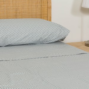 Set di lenzuola percalle Dune indaco