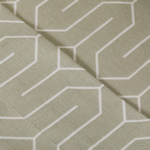 Set di lenzuola percalle Yolanda verde 2