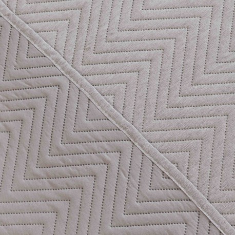 Copriletto bouti effetto consumato tinta unita