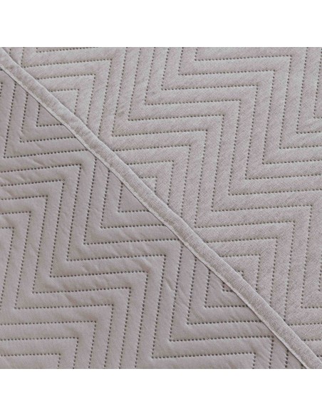 Copriletto bouti effetto consumato tinta unita