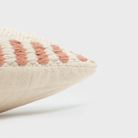 Cuscino quadrato cotone Leito 45x45 - federa + imbottitura