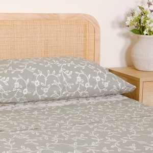 Set di lenzuola cotone Acamia verde salvia