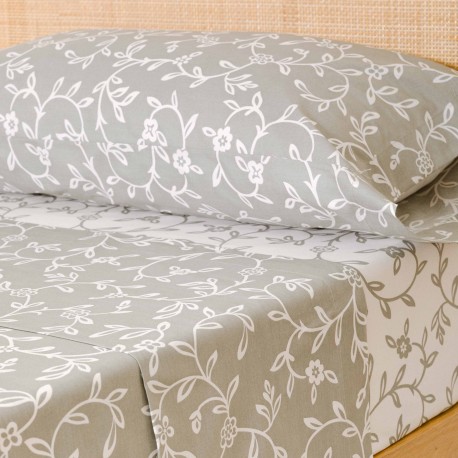 Set di lenzuola cotone Acamia verde salvia