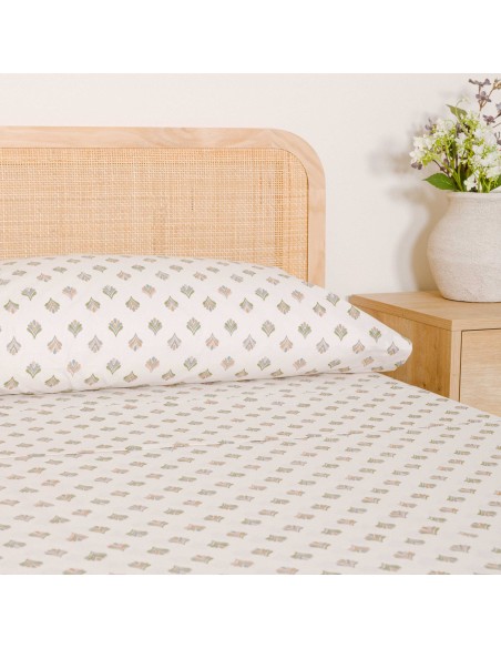 Set di lenzuola cotone Alhambra verde