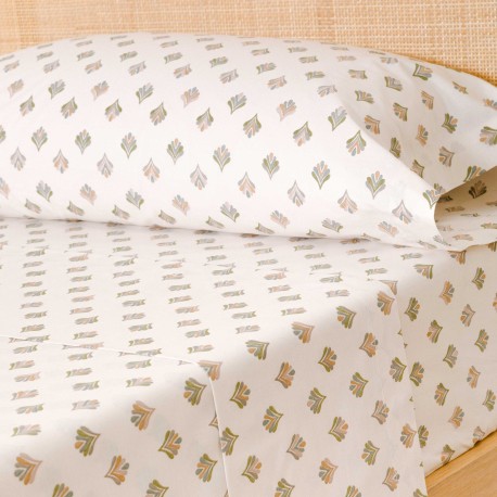 Set di lenzuola cotone Alhambra verde