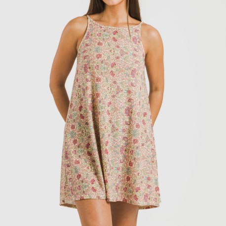 Vestito corto con spalline crêpe Jessica