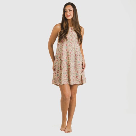 Vestito corto con spalline crêpe Jessica