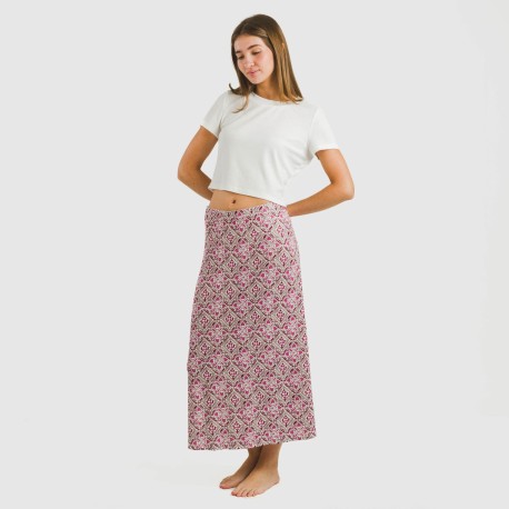 Gonna midi soft Malura marsala