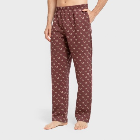 Pigiama lungo uomo cotone Ardillas blu navy