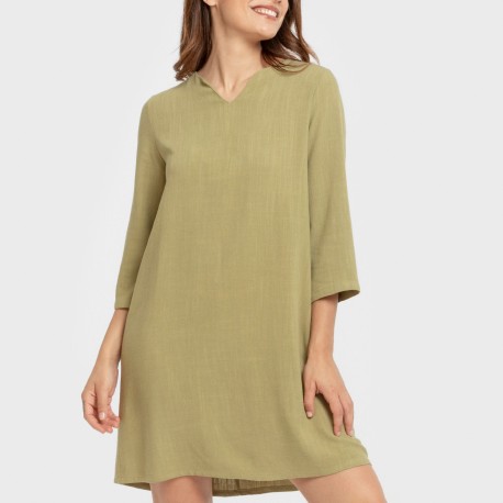 Casacca da donna in lino tinta unita