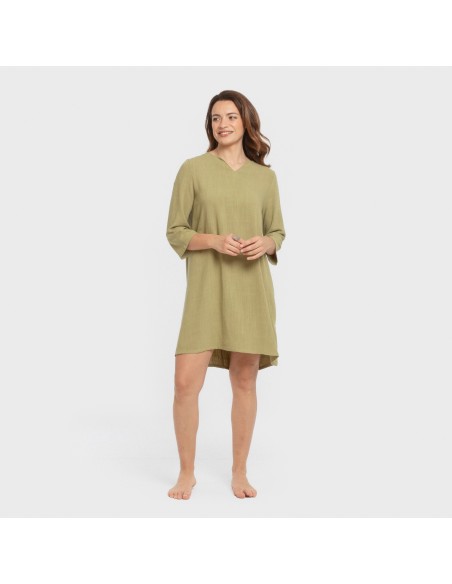 Casacca da donna in lino tinta unita Casacca da donna in lino tinta unita