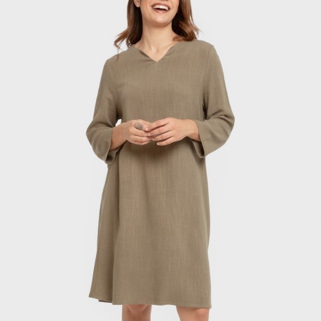 Casacca da donna in lino tinta unita