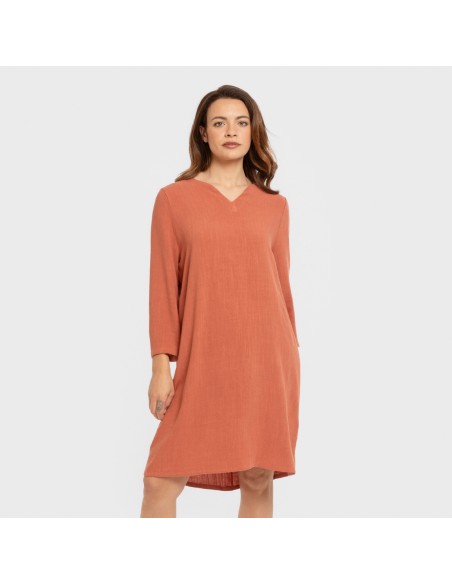 Casacca da donna in lino tinta unita Casacca da donna in lino tinta unita