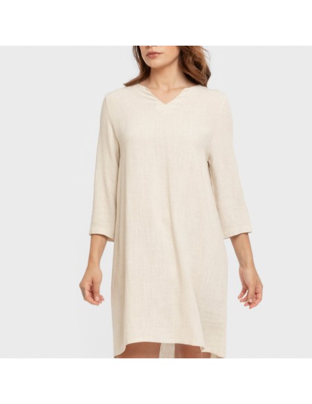 Casacca da donna in lino tinta unita Casacca da donna in lino tinta unita