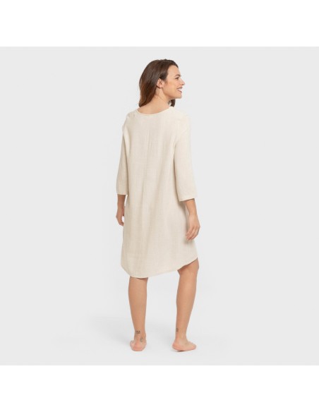 Casacca da donna in lino tinta unita Casacca da donna in lino tinta unita