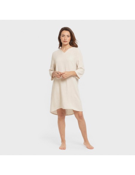 Casacca da donna in lino tinta unita Casacca da donna in lino tinta unita