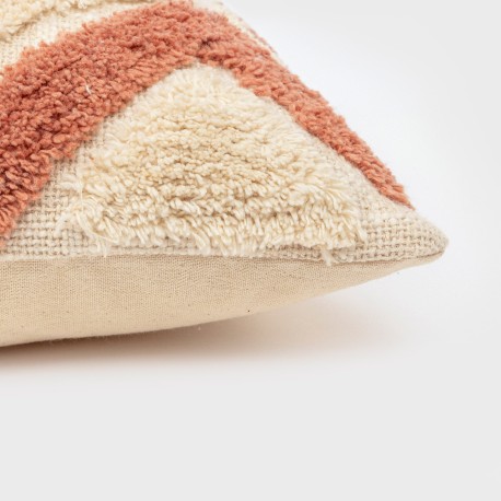 Cuscino quadrato cotone Basel 45x45 - federa + imbottitura