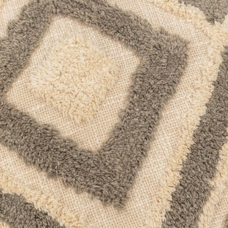 Cuscino quadrato cotone Basel 45x45 - federa + imbottitura