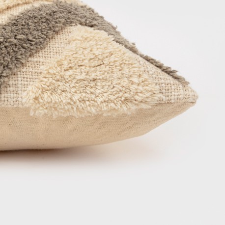 Cuscino quadrato cotone Basel 45x45 - federa + imbottitura