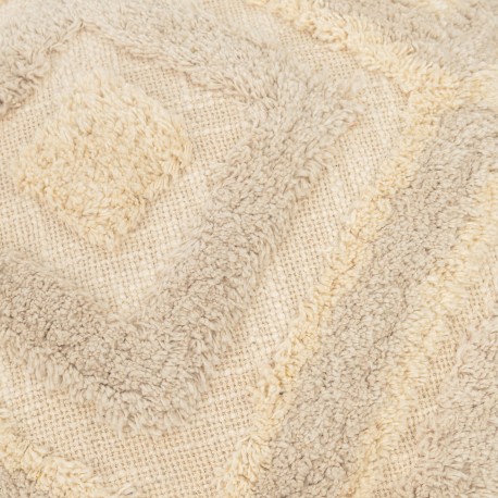 Cuscino quadrato cotone Basel 45x45 - federa + imbottitura