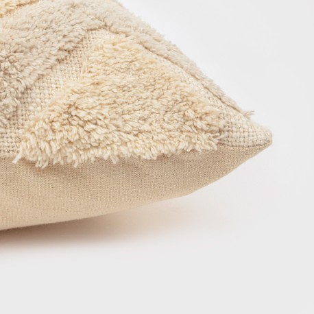 Cuscino quadrato cotone Basel 45x45 - federa + imbottitura