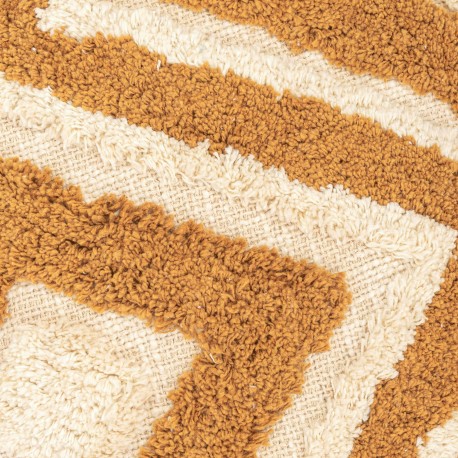 Cuscino quadrato cotone Basel 45x45 - federa + imbottitura