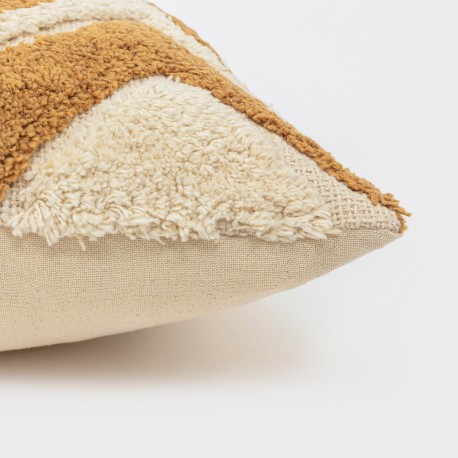 Cuscino quadrato cotone Basel 45x45 - federa + imbottitura