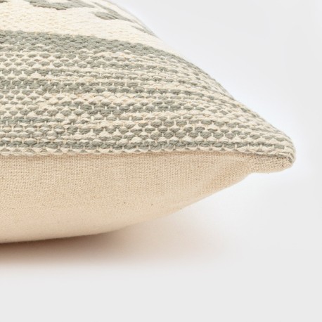 Cuscino quadrato cotone Burton 45x45 - federa + imbottitura