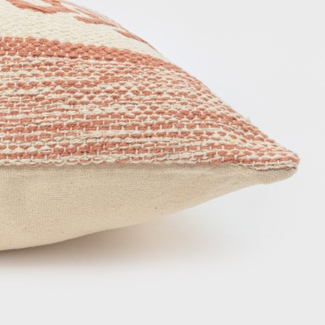 Cuscino quadrato cotone Burton 45x45 - federa + imbottitura