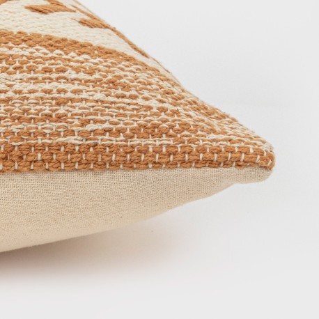 Cuscino quadrato cotone Burton 45x45 - federa + imbottitura