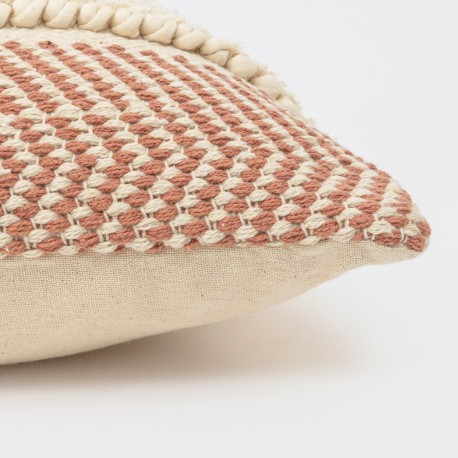 Cuscino quadrato cotone Danke 45x45 - federa + imbottitura