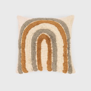 Cuscino quadrato cotone Drus 45x45 - federa + imbottitura