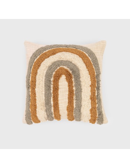 Cuscino quadrato cotone Drus 45x45 - federa + imbottitura Cuscino quadrato cotone Drus 45x45 - federa + imbottitura