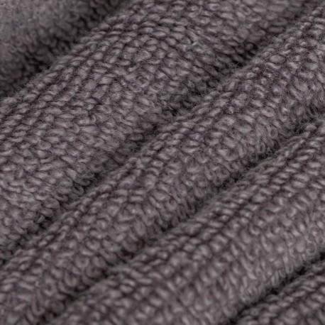 Asciugamano 400gr doppia spugna grigio antracite