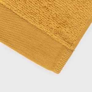 Asciugamano 400gr doppia spugna senape 2