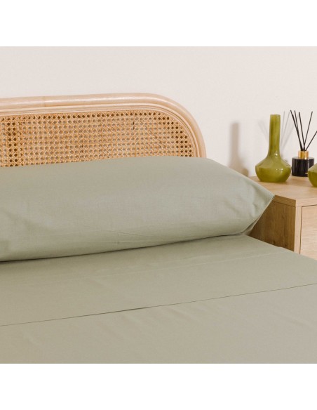 Set di lenzuola cotone tinta unita