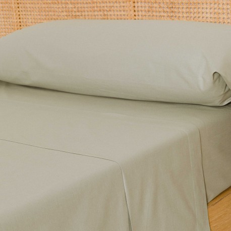 Set di lenzuola cotone tinta unita