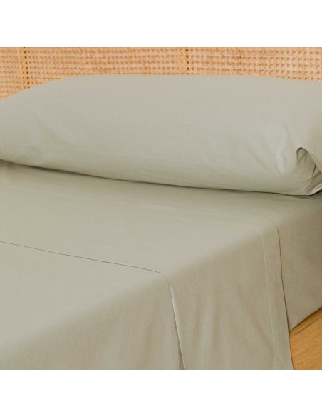 Set di lenzuola cotone tinta unita
