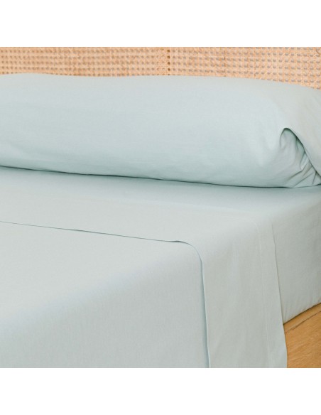 Set di lenzuola cotone tinta unita