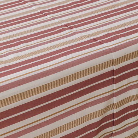 Set di lenzuola percalle Raya Calendula marsala